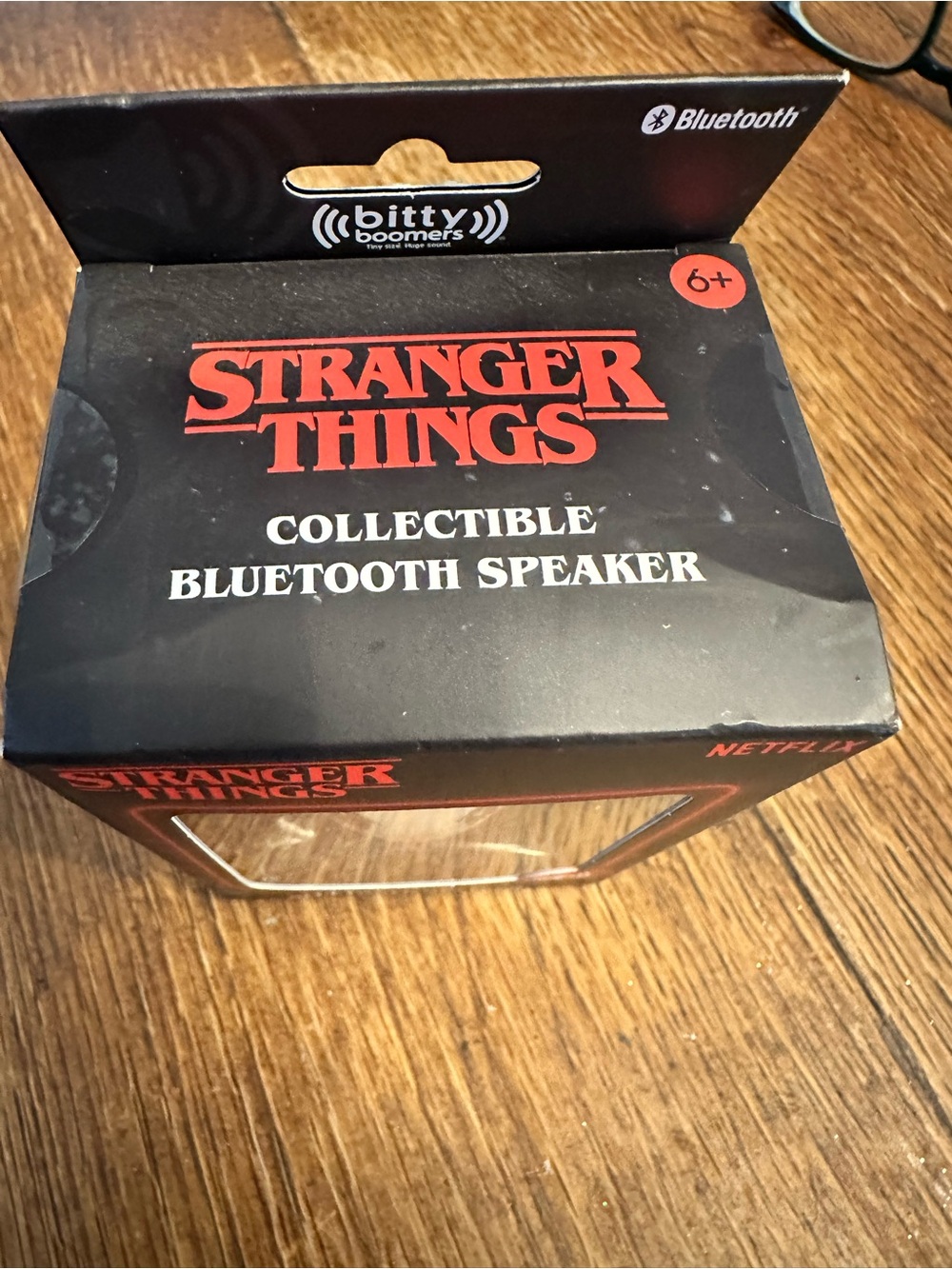 Stranger Things Collectible Bitty Boomers Bluetooth Speaker - Black & Red - Picture 4 of 5